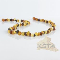 Raw Baltic amber necklace for adults